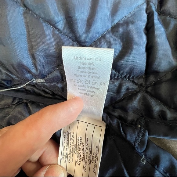 NEW Boys Gymboree Heather Granite Quilted Flannel Zip-Up Vest large (10/12) - Picture 10 of 12